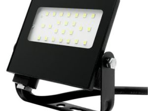 Reflector Piso 20W 6500K Negro Led Integrado ZIBAL II