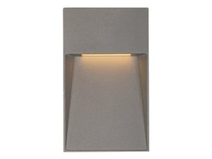 Aplique de Muro 5W 3000K Gris Led Integrado KAVE IV