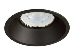 Bala de Incrustar  Negro No incluye Bombillo (Se sugiere GU10) RIGEL