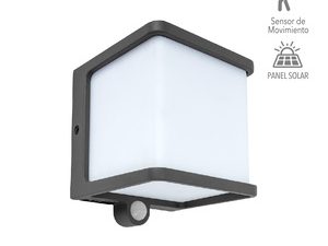 Aplique Muro 7.5W 3000K Gris Led Integrado PERDITA