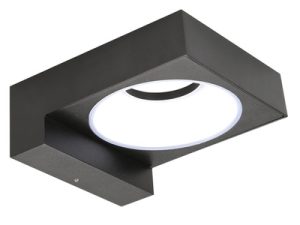 Aplique de Muro 8W 3000K Negro Led Integrado AACHEN III