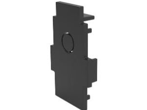 Accesorio Negro TAPA PARA RIEL (EMPOTRAR)
