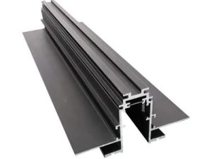 Micro riel magnético 2m para Empotrar Negro MAGNETRACK PRO