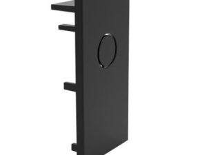 Accesorio Negro TAPA PARA RIEL (Suspender / Sobreponer)