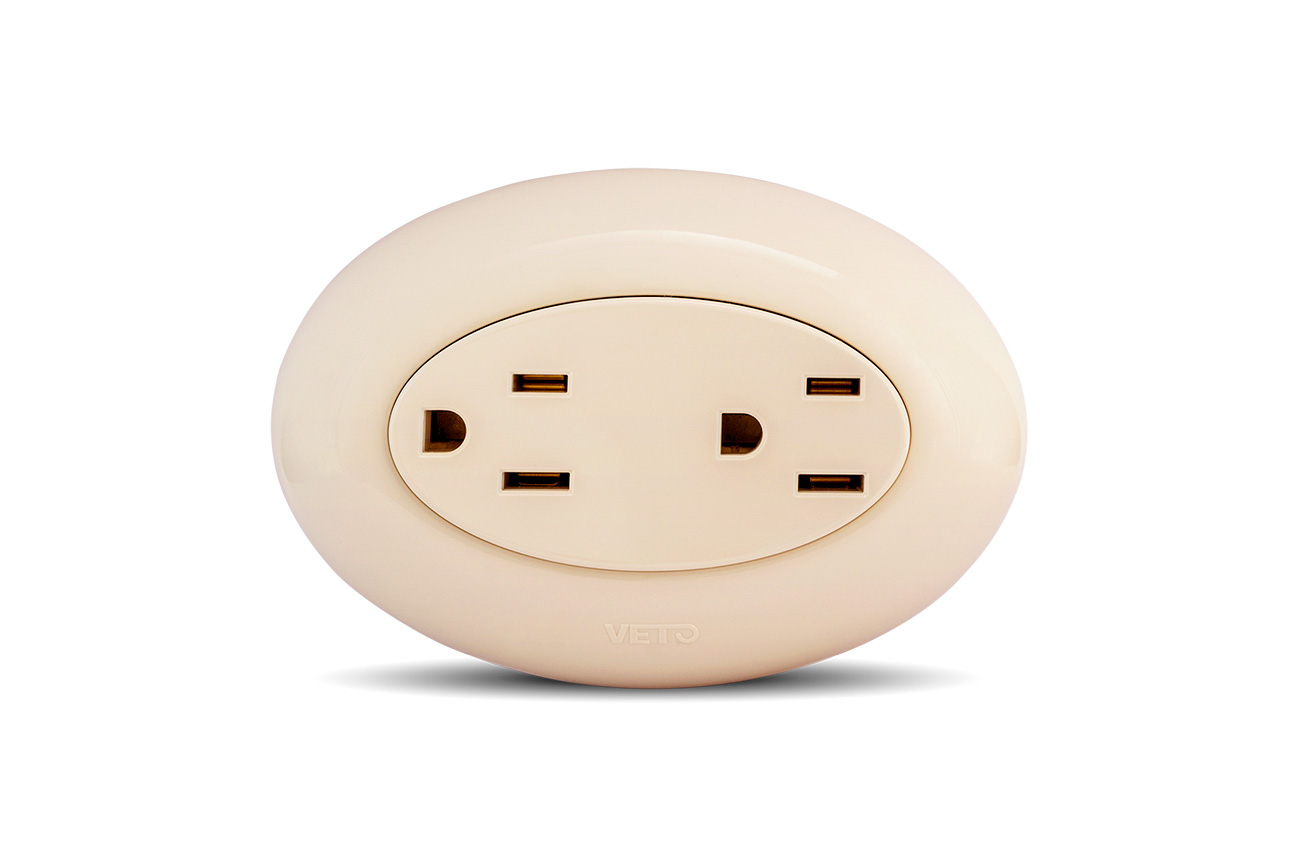 Tomacorriente Sobreponer Doble Americano 2P+E - Imagen 5