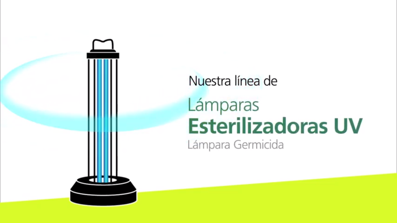 Luminaria germicida esterilizadora 38w mesa - Imagen 2