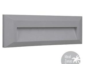 Aplique de Muro / Luz de Cortesía 1.5W 4000K Gris Led Integrado ANSHAN