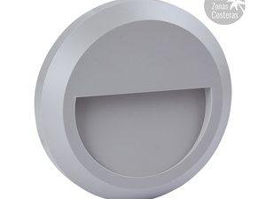 Aplique de Muro  Luz de Cortesía 1W 4000K Gris Led Integrado ANSHAN II