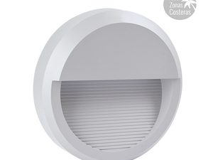 Aplique de Muro / Luz de Cortesía 9.5W 3000K Gris Led Integrado ANSHAN IV