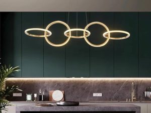 LUMINARIA DECORATIVA COLGANTE DIMERIZABLE GOLD BUILDING