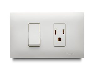 Mixto 1 Interruptor no neon + 1 Tomacorriente Amer 2P+E Vive Basic