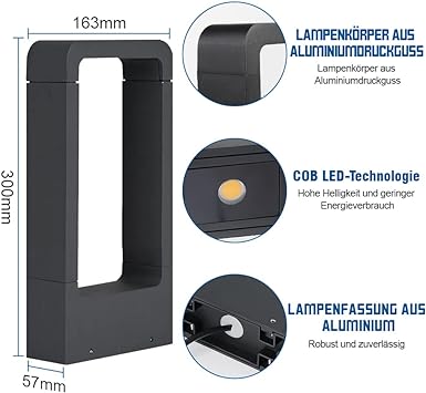 Led patch 3w exterior bolardo 3000k - Imagen 3