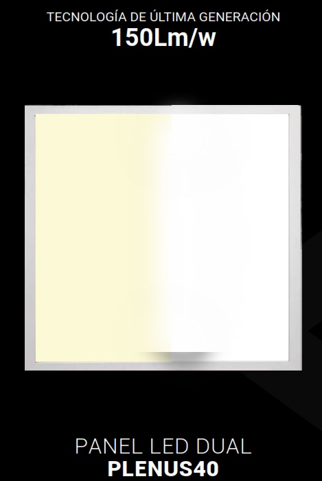 FLAT PANEL LED 40W 6000 LUMENES 3000-6000K - Imagen 2